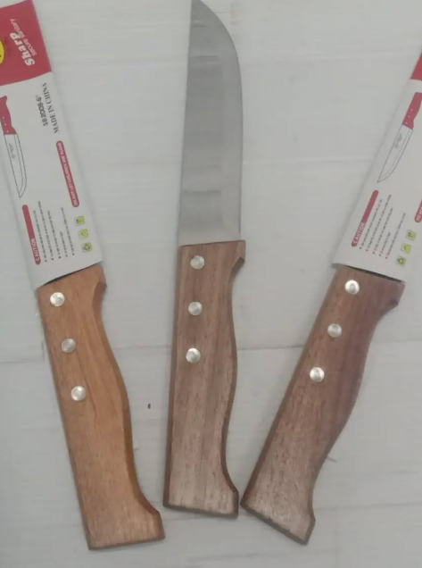 PARIS Wooden handle knife 10&quot;