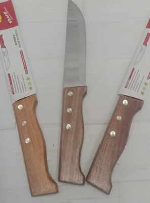 PARIS Wooden handle knife 9&quot;