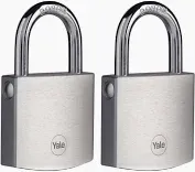 Yale PL-Y120/50/127/2 50mm 2 pcs brass padlock, 3 keys  Body Keyed Padlock with 3 keys