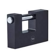 Yale PL-Y113BL/90/119/1 90MM Shutter Iron Padlock Black