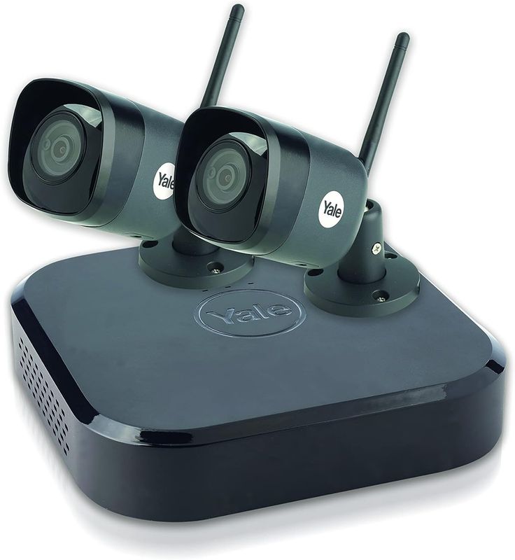 Yale Sv-4C-2Db4Mx Cctv Wifit Kit, Hd1080, 2 Wifi Camera, 4 Channel, 1 Tb Harddrive