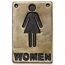 Union S-FS-150-75-PL Brass-Female sign-Rectangular