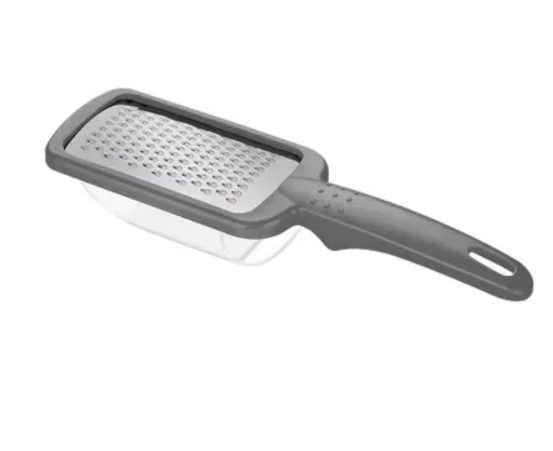 Bager BG-323 Stainless Steel Grater With Plastic Handle and Container - Multi Color