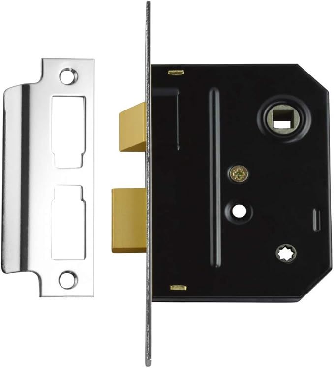 Union Locks 2294 Mortice Bathroom Lock 76mm - Chrome Finish 2L-2294-CH