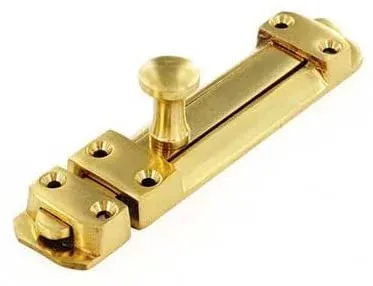 Security bolt satin steel 08-8601