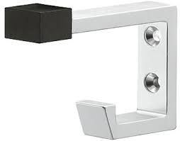 CH-39-SSS SSS/AB Coat &amp; hat hook rubber tip-stainless steel/AB