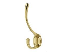 CH-131-GL GLD Coat &amp; hat hook rubber tip-gold anodized(YA 131)GLD