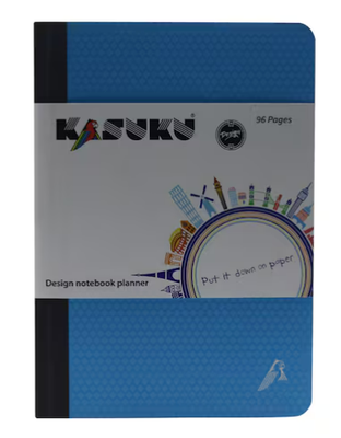 Kasuku Planner Notebook 96 Pages A5 Sky Blue