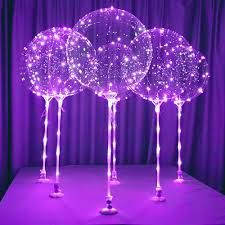 Balloon With LED Light - Large Size - Lights Up to 15 Hours PURPLE (LED-BALLOON-PE )