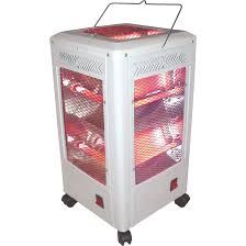 Rashnik Portable Quartz Room Heater 1600W with Wheels RN2634