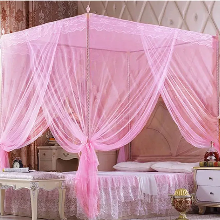 Shi Shang Mosquito net with metal stands 6x6 PINK