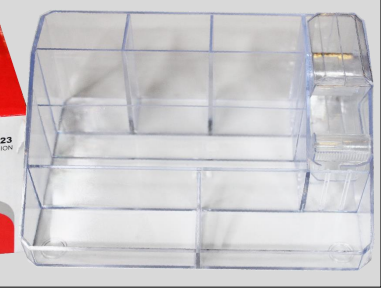 Pen Holder Plastic Clear 7 compartments ARTPRO DG-623