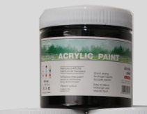 Chetak Acrylic Paint In Bottle 500ml Black ARTPRO