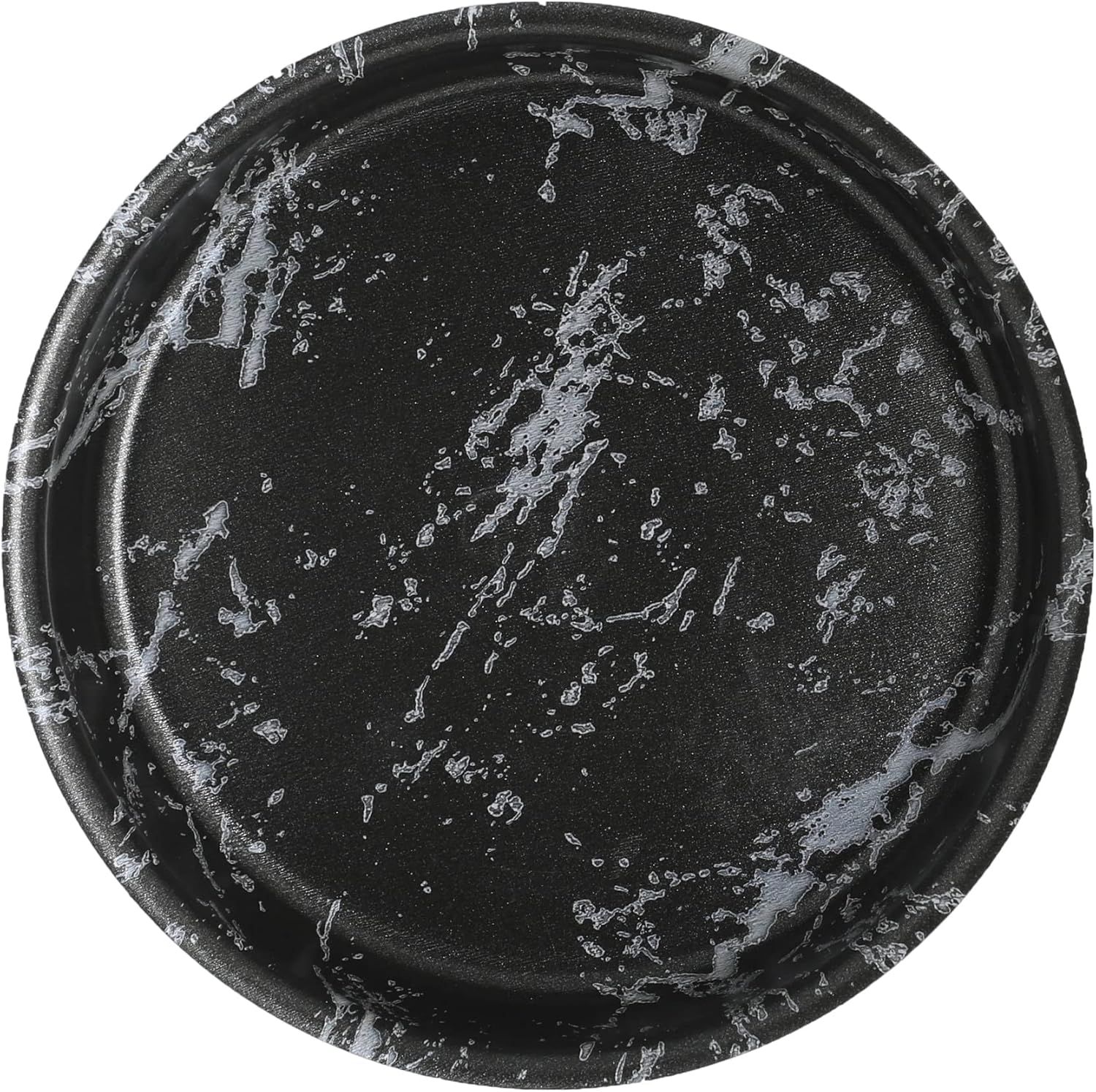 Servewell melamine decor round dinner plate. drizzle design