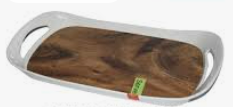 Servewell osaka melamine tray 38x20cm walnut design