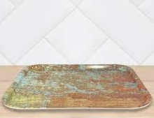 Servewell stylo melamine tray 37x26.5cm Russet design