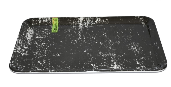 Servewell comfort melamine tray 30x19cm drizzle design