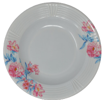 Oasis Melamine printed plate P0-02 printed 6pcs pack