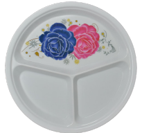 Oasis Generic 10’ Melamine Plate printed P0-07 printed 6pcs pack