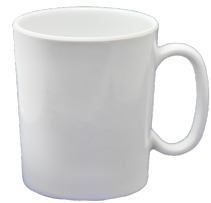Oasis melamine coffee cup 350ml CO-04 School cup Cream or white 6pcs set