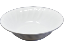 Melamine plain white bowl 6.5&quot; 6 Pcs Set BO-02