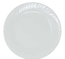 Melamine plain white plate 10" 6 Pcs Set PO-12