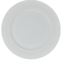 Plain white Melamine Flat Plates 10&quot; 6pcs set P0-16