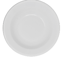 Melamine white deep soup plates 10 inch diameter P-022 (6PCS SET) White Cream or coloured