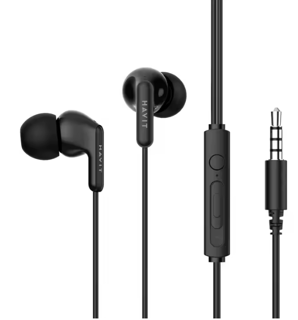 Havit E336C Sport Stereo Metal Bass Wired Earphones Type C Headphones with Microphone for Music