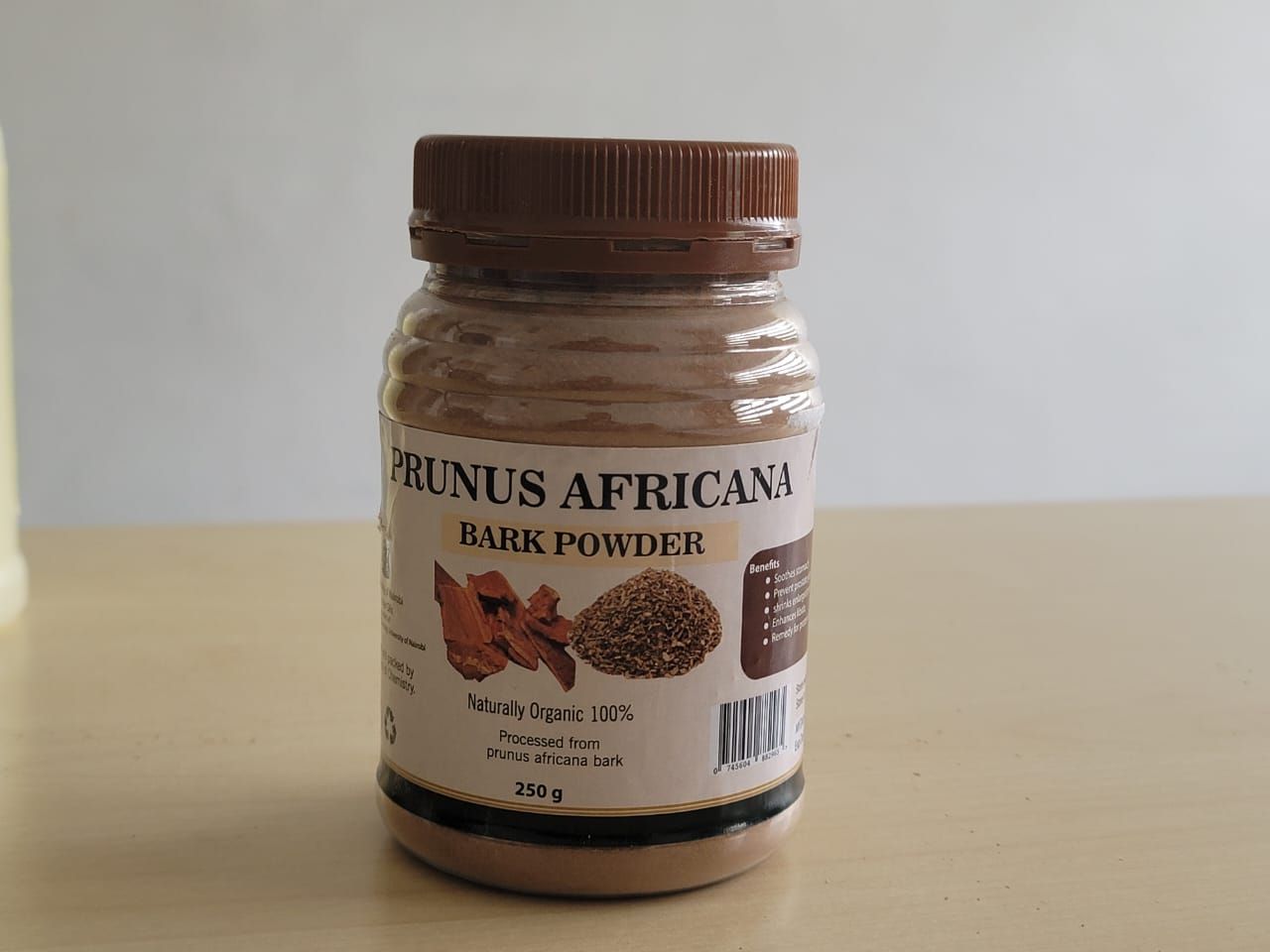 Prunus Africana Bark Powder (Muiri) 250 Gms -University of Nairobi