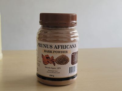 Prunus Africana Bark Powder (Muiri) 250 Gms -University of Nairobi