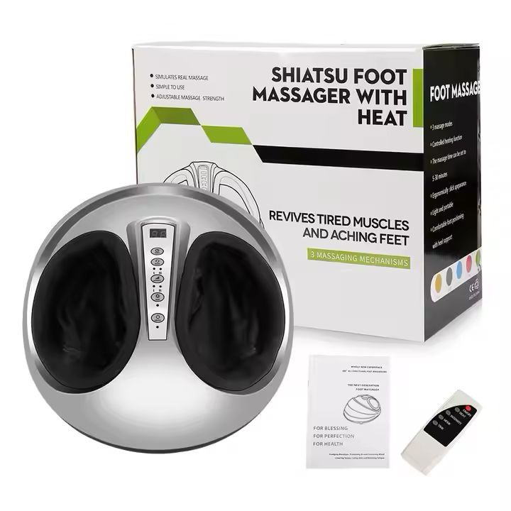 Shiatsu Foot massager with Heat,Adjustable strength and time #XB-8592