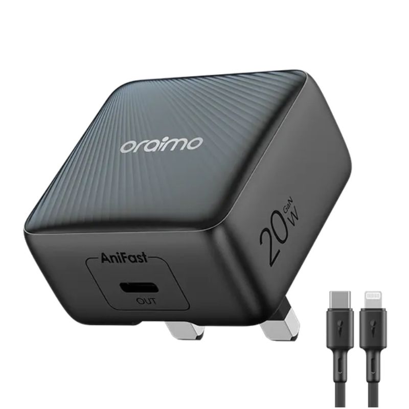 Oraimo PowerCube 20 Chic 20W GaN Wall Charger 5201U+CC54