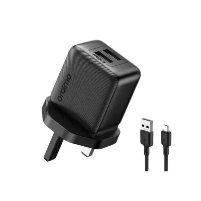 oraimo PowerCube 12 Sleek 12W Wall Charger Kit 1121U+M53