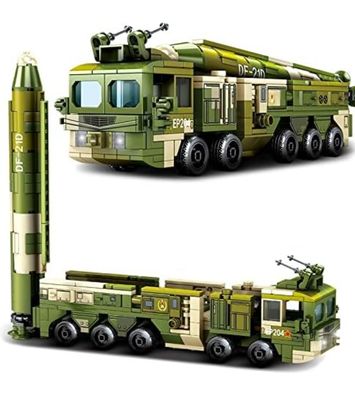 406pcs Anti-Ship Ballistic Missile Vehicle Military Army Model Set Assembly Building Kit Building Block Bricks Blocks
