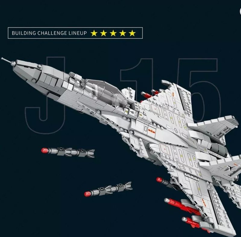 Toy Fighter Jet 806 Pieces 98005