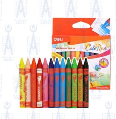 Deli wax Crayons non toxic 12  colors C20800