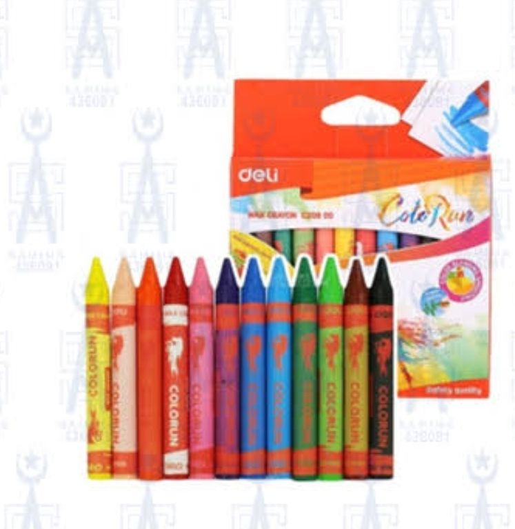 Deli wax Crayons non toxic 12  colors C20800
