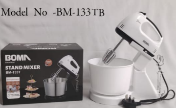 BOMA 7 Speed Electric Hand Dough Mixer Stand Mixer Food Mixer With Stainless Bowl bm-133Tb
