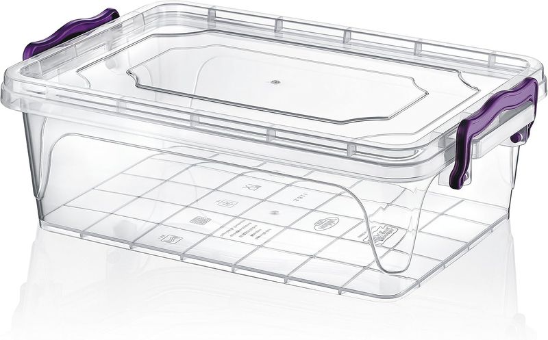 HOBBY LIFE 6 Litre 1-Piece Plastic Rectangular Storage Box #02-1285