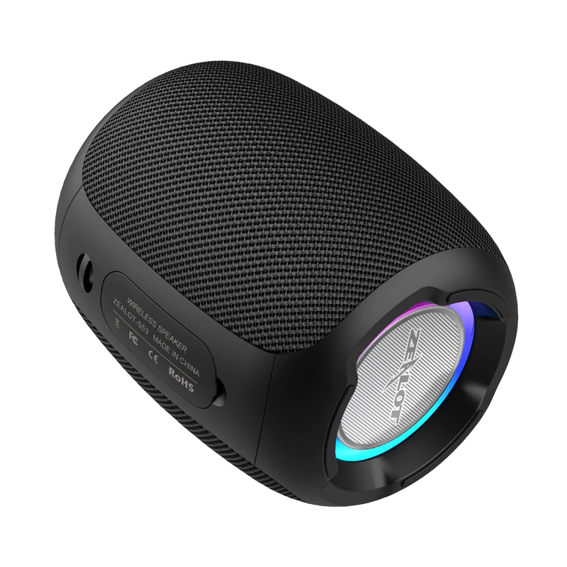 Zealot S53 20W Outdoor Portable Bluetooth Speaker TWS High Quality Sound Connection IPX6 waterproof 24 hours speaker time 