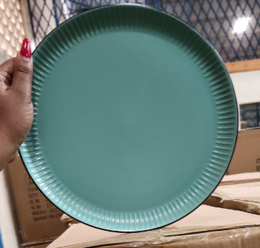 10.5 Inch Colour Glaze Tray Plate Porcelain Selection Dior 8040