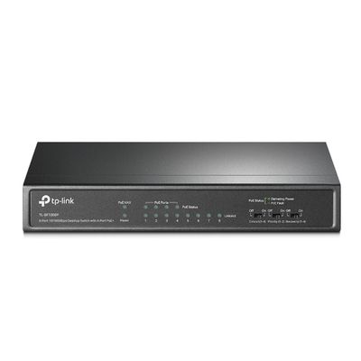 TP-Link TL-SF1009P 9-Port 10/100Mbps Desktop Switch with 8-Port PoE+