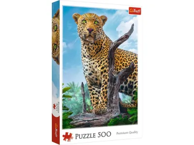 WILD LEOPARD 5OO PCS PUZZLE [TR37332] TREFL