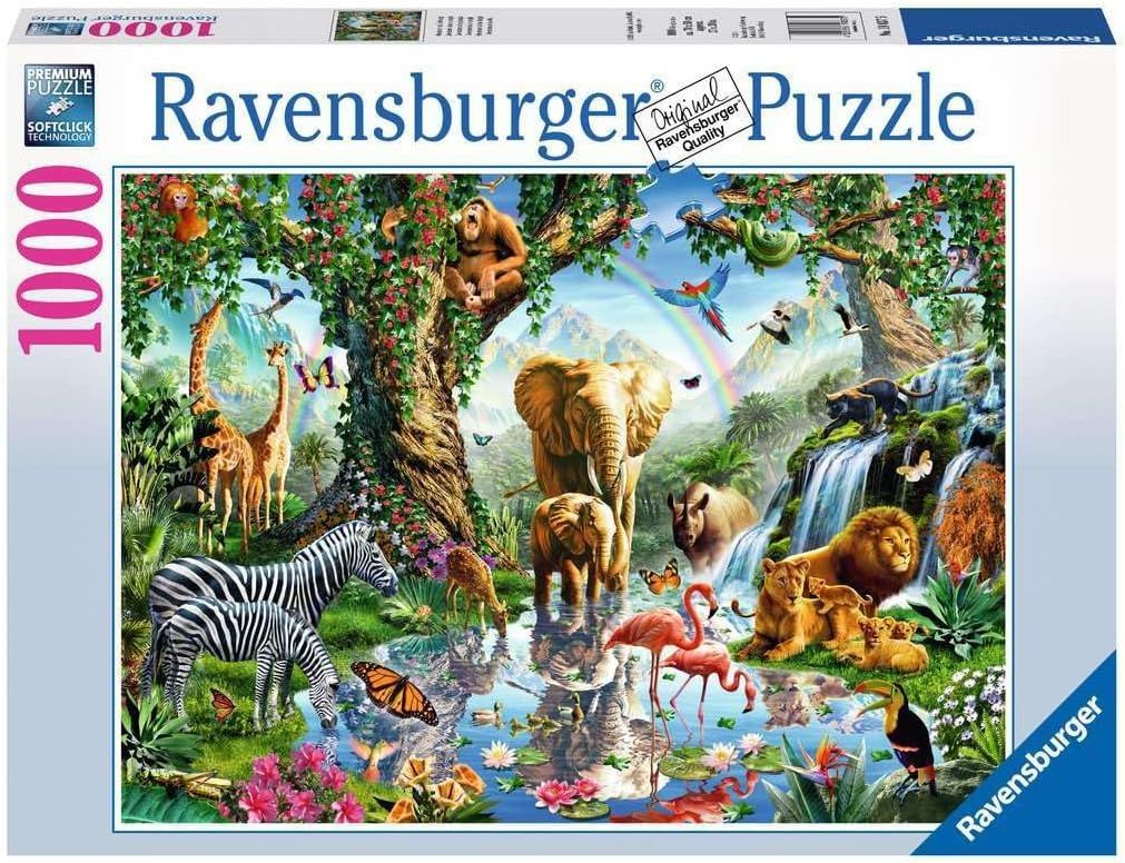 ADVENTURES IN THE JUNGLE 1000 PCS PUZZLE [198375] RAVENSBURGER