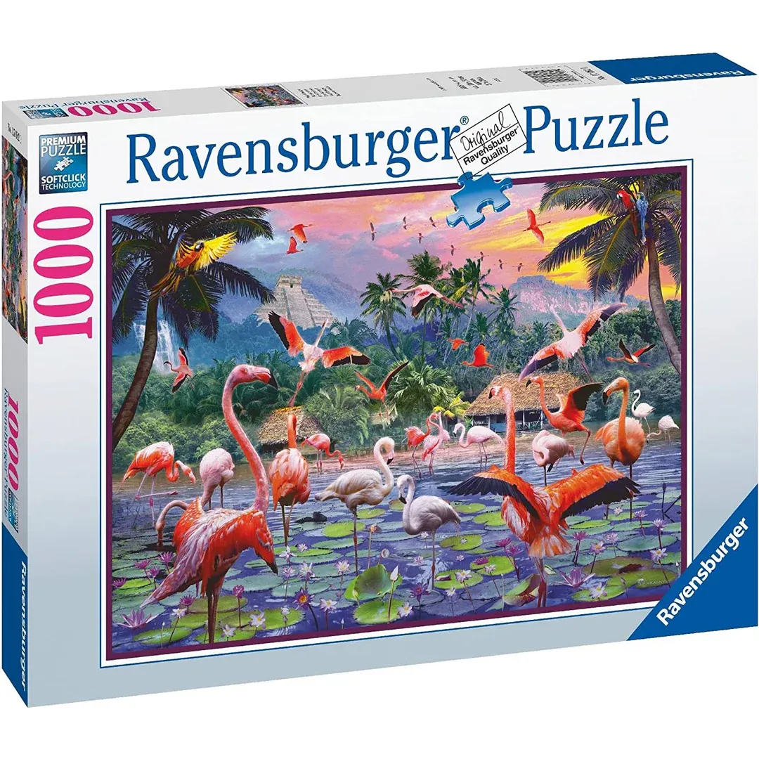 PINK FLAMINGOS 1000PCS PUZZLE [17082] RAVENSBURGER