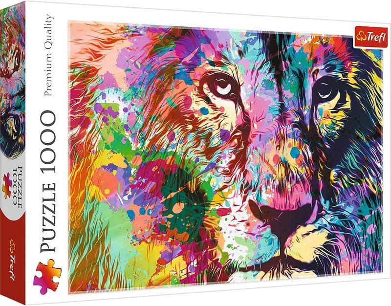 COLORFUL LION 1000 PCS PUZZLE [10707] TREFL