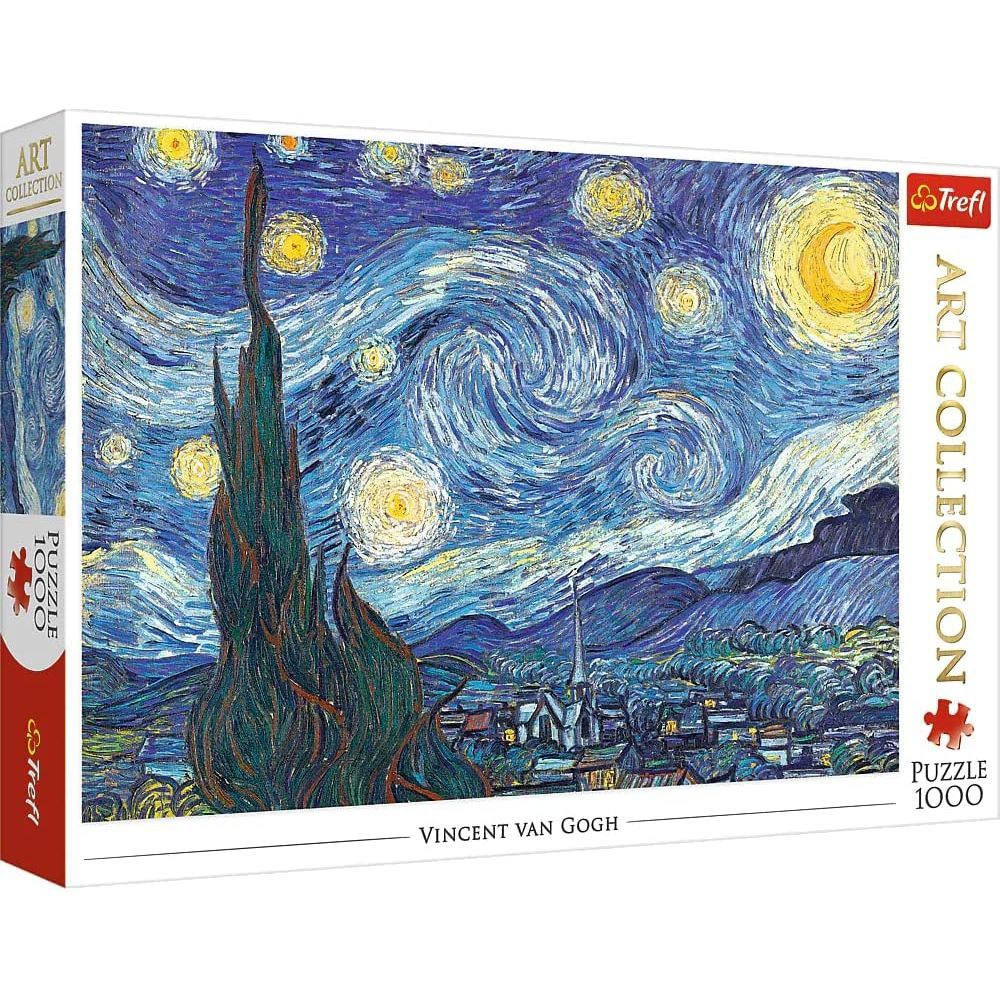 THE STARRY NIGHT/BRIDGEMAN BY VINCENT VAN GOGH - ART COLLECTION 1000PCS PUZZLE [10560] TREFL