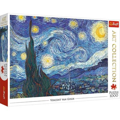 THE STARRY NIGHT/BRIDGEMAN BY VINCENT VAN GOGH - ART COLLECTION 1000PCS PUZZLE [10560] TREFL