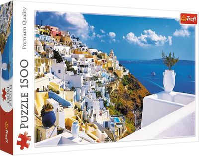 SANTORINI, GREECE 1500 PCS PUZZLE [26119] TREFL